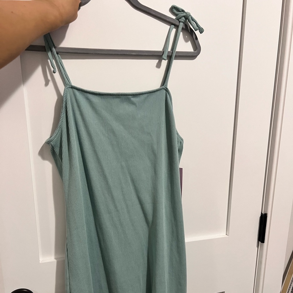 Blue mini dress